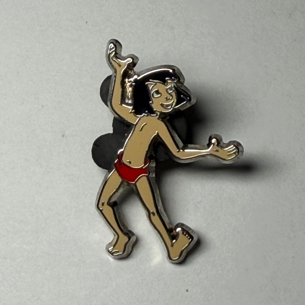 Disney Pin Trading Mowgli The Jungle Book‎ Dancing Enamel Pin Mickey Back
